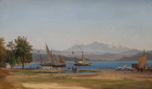 View from La Spezia, 1846. Creator: Joseph Magnus Stäck.