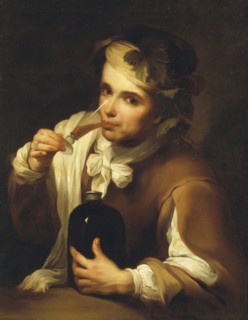 Young Man drinking Wine, c17th century. Creator: Unknown.