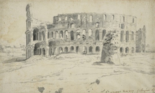 View of the Colosseum in Rome, unknown date. Creator: Anon.