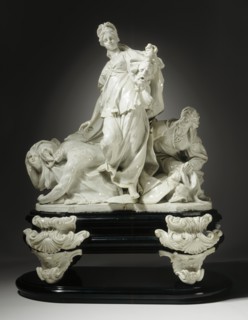Judith and Holofernes, c1746-1750. Creator: Doccia Porcelain Factory.