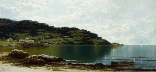 Along the Maine Coast (image 1 of 2), c1885. Creator: Alfred Thompson Bricher.