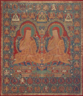Kunga Wangcuk (1424-1478) and Sonam Senge (1429-1489), The Fourth and..., between 1475 and 1500. Creator: Anon.