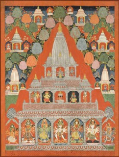 Shaiva Shrines in a Landscape (image 1 of 3), between 1700 and 1725. Creator: Anon.