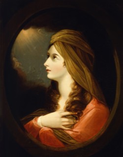 Portrait of a Lady, late 18th century. Creator: Benjamin West.