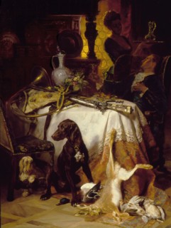 After the Hunt, 1870. Creator: David Dalhoff Neal.