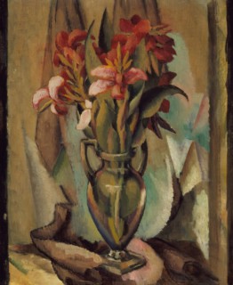 Flowers in a Handled Vase, between c1919 and c1922. Creator: Edward Middleton Manigault.