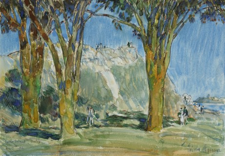 Castle Island, Boston Harbor, 1916. Creator: Frederick Childe Hassam.