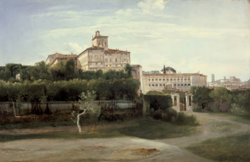 View of the Quirinal Palace, Rome, c1806. Creator: Francois-Marius Granet.
