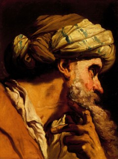Study of an Oriental Head for 'The Marriage at Cana', between c1766 and c1775. Creator: Gaetano Gandolfi.