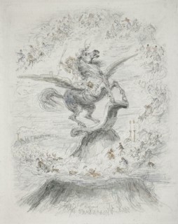 Puck on Pegasus, 1861. Creator: George Cruikshank.