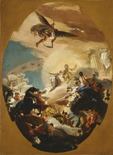 Apollo and Phaëthon, c1731. Creator: Giovanni Battista Tiepolo.