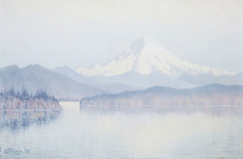 View of Mt. Rainier (image 2 of 2), 1886. Creator: Grafton Tyler Brown.