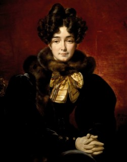 Portrait of a Lady(Possibly Mrs. Patrick Campbell, Neé Fitzgerald [1796-1869]), 1831. Creator: Emile Jean-Horace Vernet.