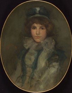 Blue and Coral: The Little Blue Bonnet, 1898. Creator: James Abbott McNeill Whistler.