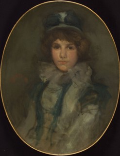 Blue and Coral: The Little Blue Bonnet, 1898. Creator: James Abbott McNeill Whistler.