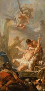 Scene from the Martyrdom of St. Andrew, 1758. Creator: Jean-Baptiste Deshays.
