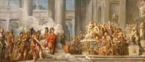 The Arrival of Aeneas in Carthage, between 1772 and 1774. Creator: Jean Bernard Restout.