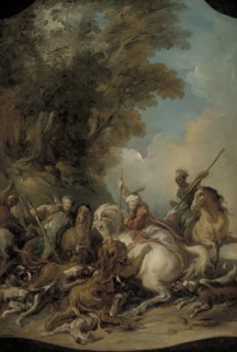 The Lion Hunt, 1735. Creator: Jean Francois de Troy.
