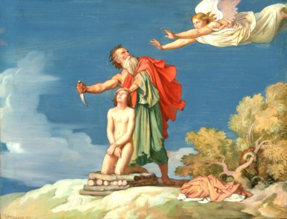 The Sacrifice of Isaac, 1860. Creator: Hippolyte-Jean Flandrin.