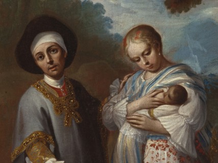 IX. From Spaniard and Albino, Return Backwards (De español y albina, torna atrás), c1760. Creator: Juan Patricio Morlete Ruiz.