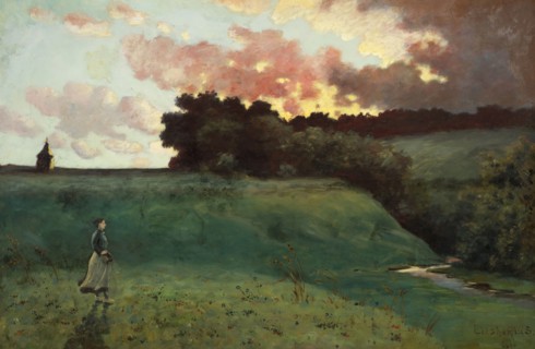 Stormy Landscape (image 2 of 3), 1890. Creator: Louis Michel Eilshemius.