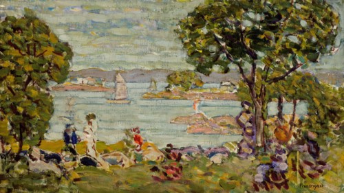 Cove, Maine, between 1907 and 1910. Creator: Maurice Brazil Prendergast.