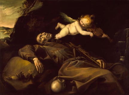 The Ecstasy of Saint Francis, c1615. Creator: Pier Francesco Mazzucchelli.
