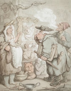 Gouty Gulston The Antiquarian At Antwerp, 1797. Creator: Thomas Rowlandson.