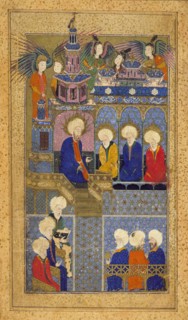 Sultan Suleyman in the Guise of King Solomon..., c1558. Creator: Unknown.