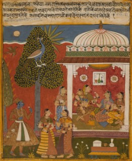 Offended Radha, Folio from a Rasikapriya (The Connoisseur's Delights), c1650. Creator: Unknown.