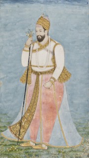 Ibrahim Adil Shah II of Bijapur, c1675. Creator: Unknown.