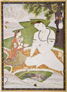 Shiva and Parvati (image 1 of 5), 19th century. Creator: Unknown.