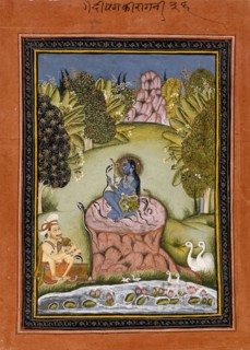 Asavari Ragini, the Fourth Wife of Shri Raga, Folio from a Ragamala (Garland of Melodies), c1790. Creator: Unknown.