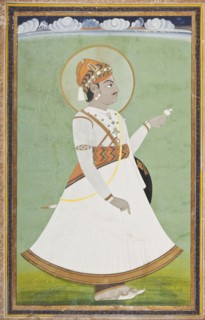 Maharaja Pratap Singh (Reigned 1778-1803) (image 1 of 2), c1780. Creator: Unknown.