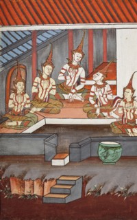 Phra Malai Manuscript (image 6 of 21), between c1860 and c1880. Creator: Unknown.