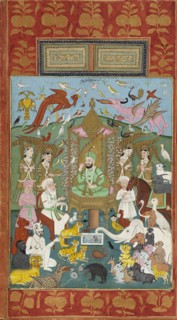 Solomon Enthroned as the King of the Three Worlds..., c1780 (binding- 19th century). Creator: Unknown.