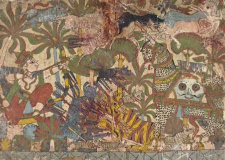 Babhruvahana Kills Animals to Save Syamakarna (recto), Babhruvahana Faces..., c1850. Creator: Unknown.