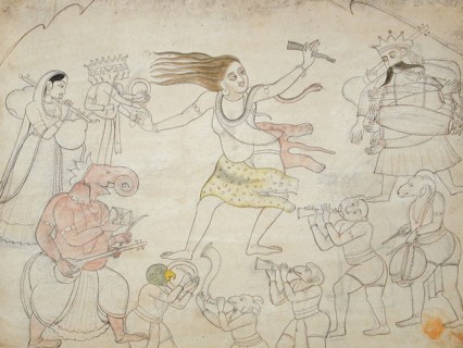 Shiva's Twilight Dance, between c1775 and c1800. Creator: Unknown.