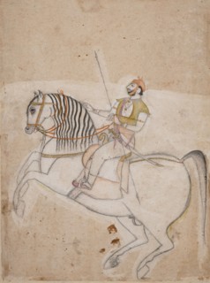A Prince Riding a Horse, c1775. Creator: Unknown.