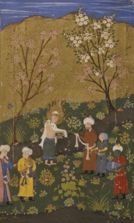 Yusuf, After His Ordeal in the Pit; Page from the Manuscript of Yusuf and Zulaykha of Jami, c1560. Creator: Unknown.