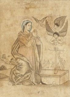 Composition with the Virgin Mary, c1675. Creator: Unknown.