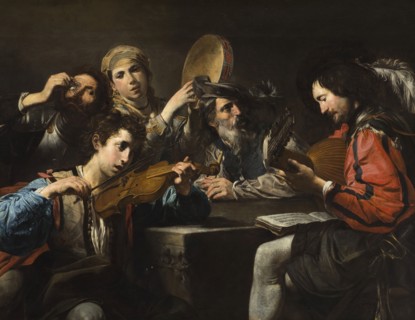 A Musical Party (image 2 of 2), c1626. Creator: Valentin de Boulogne.