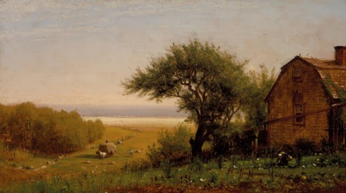 A Home by the Seaside (image 2 of 2), c1872. Creator: Worthington Whittredge.