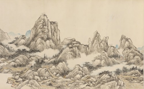 Traveling to the Southern Sacred Peak (image 18 of 28), between c1700 and c1800. Creator: Zhang Ruocheng.