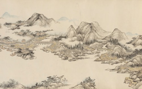 Traveling to the Southern Sacred Peak (image 19 of 28), between c1700 and c1800. Creator: Zhang Ruocheng.