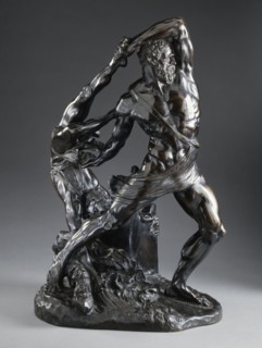 Hercules and Lychas, Modelled in 1796; this cast c.1825-1850. Creator: Antonio Canova.