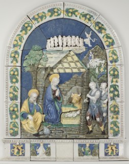 The Buonafede Nativity (image 1 of 2), c.1520. Creators: Benedetto Buglioni, Santi Buglioni.