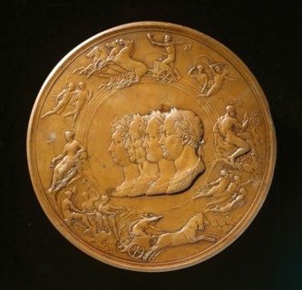 Waterloo Medallion (image 2 of 2), designed c.1817-1850. Creator: Benedetto Pistrucci.