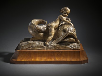Child Riding a Dolphin, 1738. Creator: Edme Bouchardon.