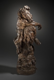 Seated Satyr, c.1865. Creator: Jean Baptiste Clésinger.